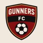 Gunners FC - Black logo