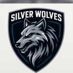 Silver Wolves - Black logo