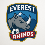 Everest Rhinos - Red logo