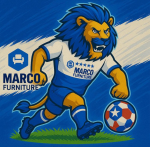 Marco Furniture FC - Blue logo