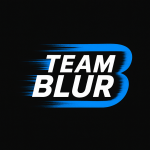 TEAM BLUR - Blue logo