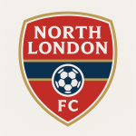 North London F.C - White logo