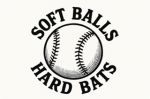 Soft Balls Hard Bats logo