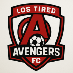 Los Tired Avengers FC - White logo