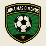 Joga Mas o Menos - Gold logo