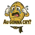 Au gonna cry? - Gold logo