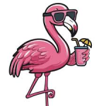 Frosty Flamingos logo