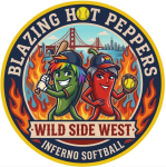 Blazing Hot Peppers logo