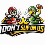 Don't Slip on Us - Yellow logo