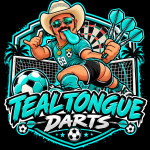 Teal Tongue Darts FC (Teal) logo